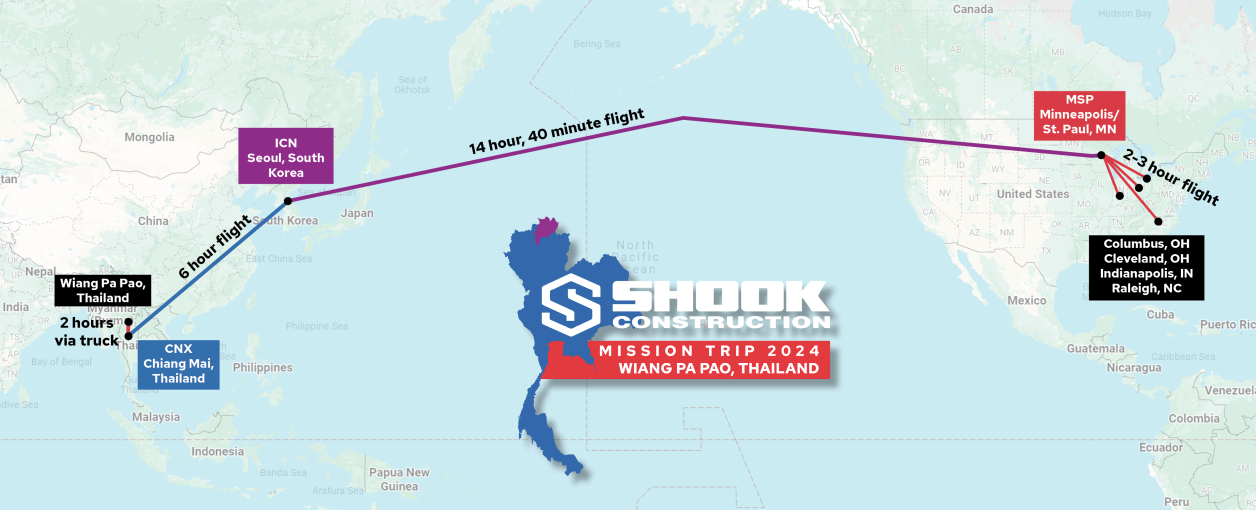 Mission Trip 2024 Shook Construction   SMT 2024 Flight Path Map 